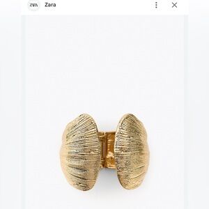 Textured Gold Cuff Bracelet